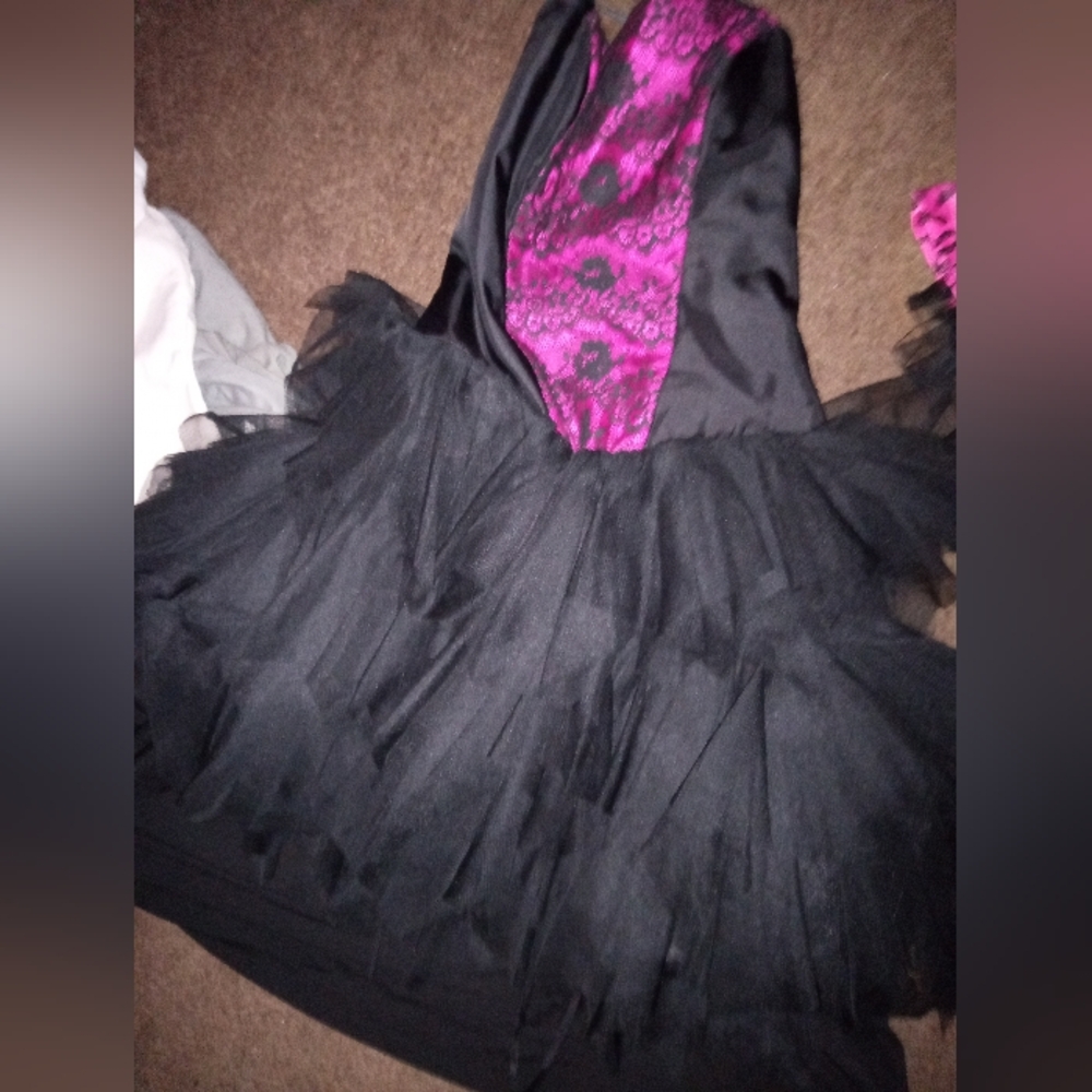 Josh & Jazz Black & Pink Prom Dress